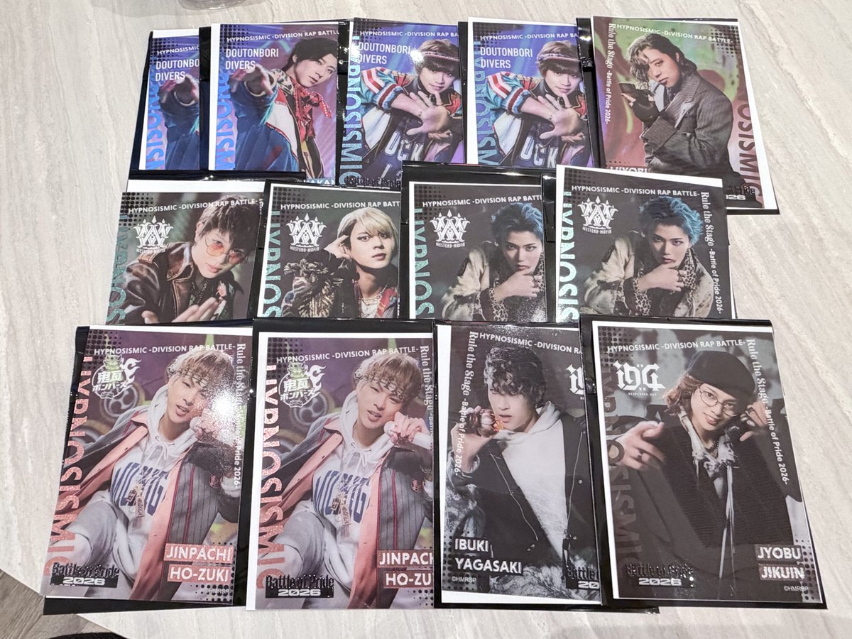 614_trhk's tweet photo. 【交換/買取】ヒプステ BoP2026 クリカ トレカ ランダムクリアカードB
譲:甚八2 ★谷ケ崎 ★時空院 ○ハル ○綿本 ○寶井 飛砂風 五十里 茶臼山
求:有馬or定価(＋送料)

★は有馬と交換または○>無印で同数以上引き取りで条件がいい方

本日ソワレ前お取引できる方最優先 https://t.co/PqYs3o1awF