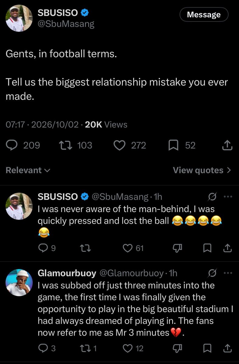 destinyzee's tweet photo. #InCaseYouMissedIt 
😂 This thread https://t.co/nc4HxGjXMp