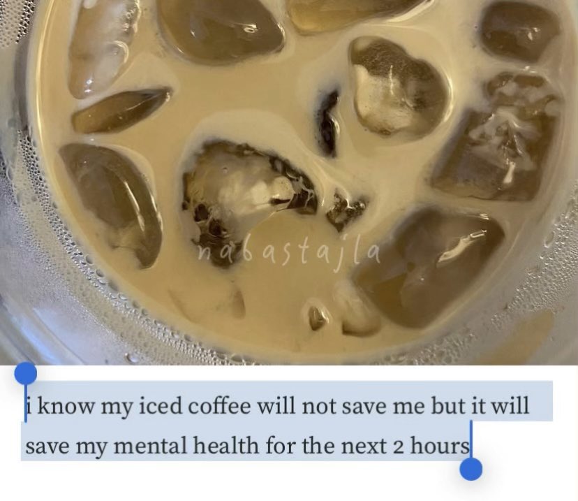 nabastajla's tweet photo. my emotional support beverage https://t.co/dWrKiyrfiQ