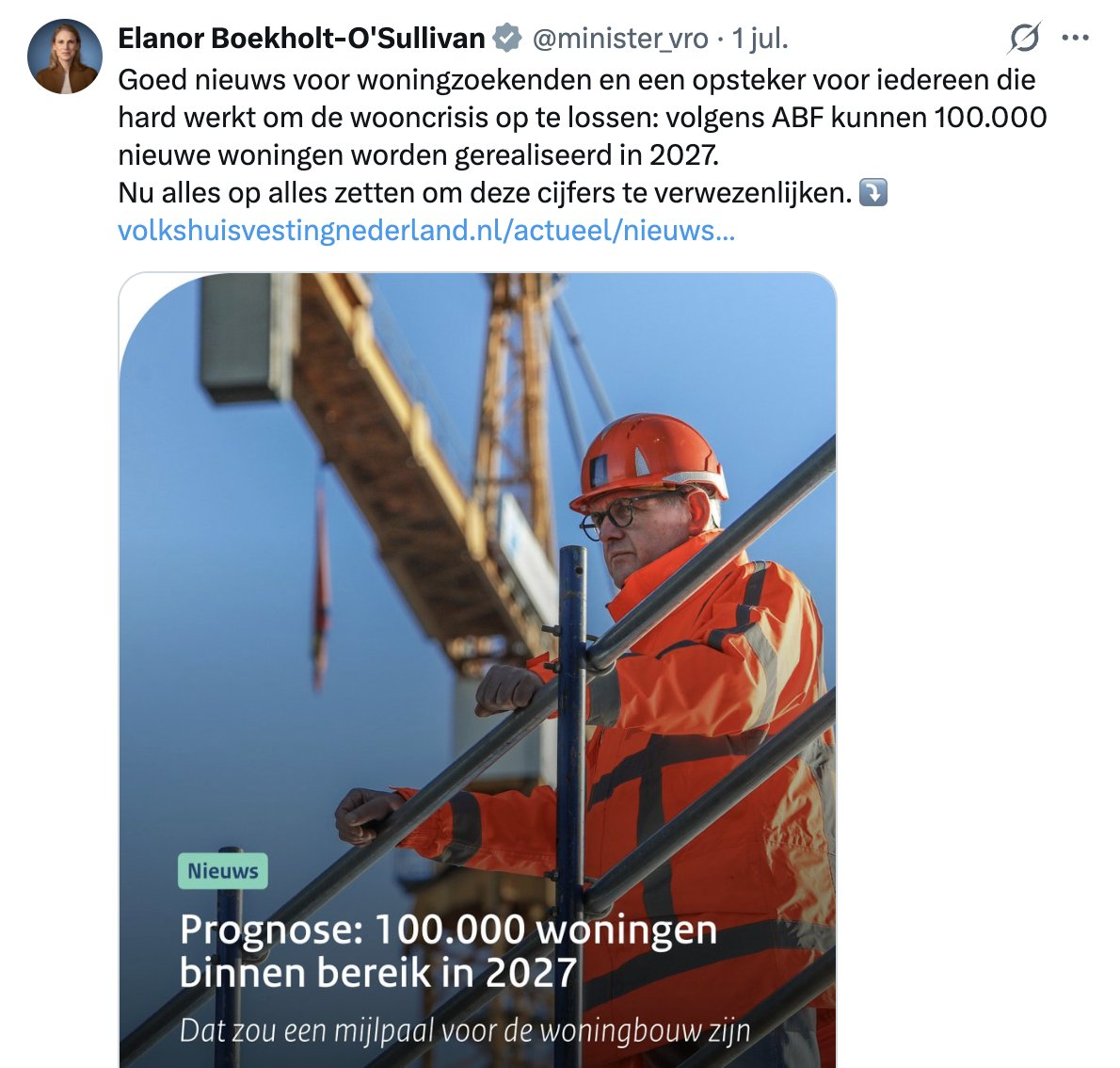 SimoneSays123's tweet photo. Wie betaalt, bepaalt. Het ministerie van mevrouw Douchemunt bestelde een rapport bij ABF.

Uitkomst van het bestelde rapport was dat er wel 100.000 nieuwe woningen konden worden gerealiseerd in 2027. Dit blijkt ook een metafoor te zijn. 

➡️https://t.co/zSqsRNyTWO

🧵1/3