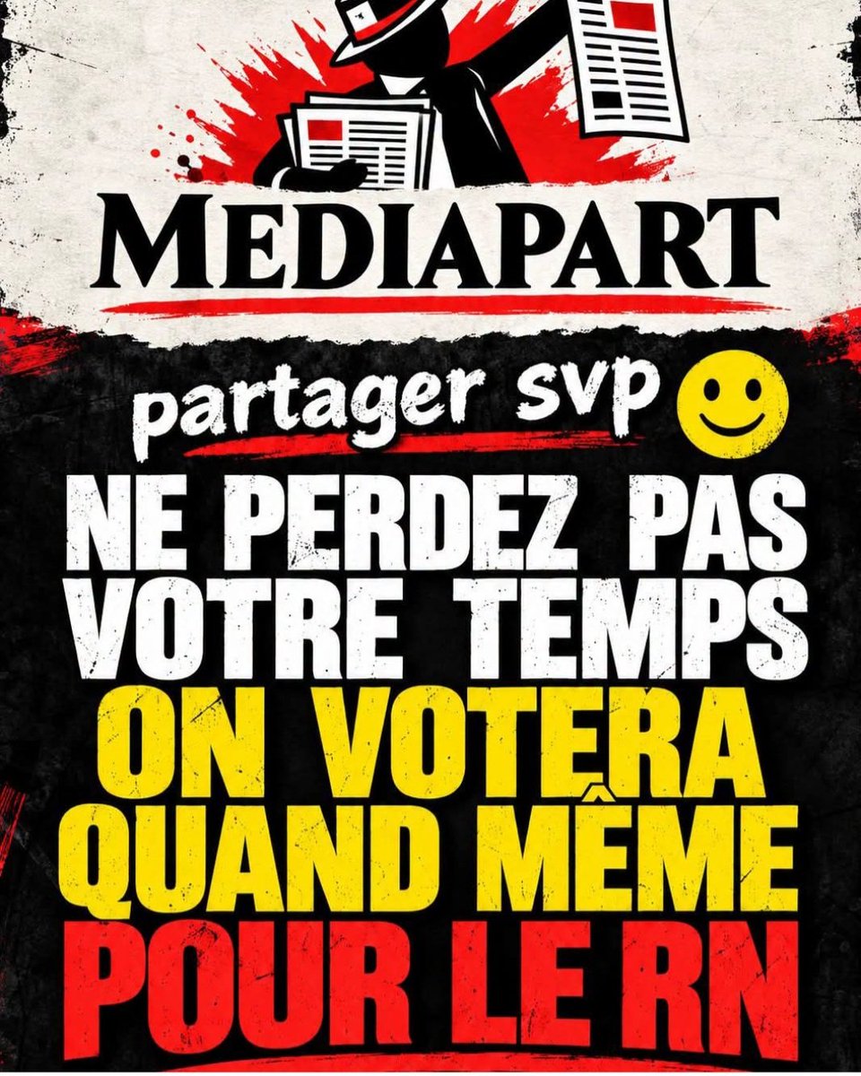 France61224153's tweet photo. Médiapart peut bien s’indigner : ce n’est pas leur colère qui façonnera l’avenir, 
C'EST NOTRE BULLETIN 
🇫🇷🇫🇷🇫🇷🇫🇷🇫🇷🇫🇷🇫🇷🇫🇷🇫🇷🇫🇷🇫🇷🇫🇷🇫🇷🇫🇷🇫🇷🇫🇷🇫🇷🇫🇷🇫🇷🇫🇷🇫🇷🇫🇷🇫🇷🇫🇷 https://t.co/FtIGugNBT1