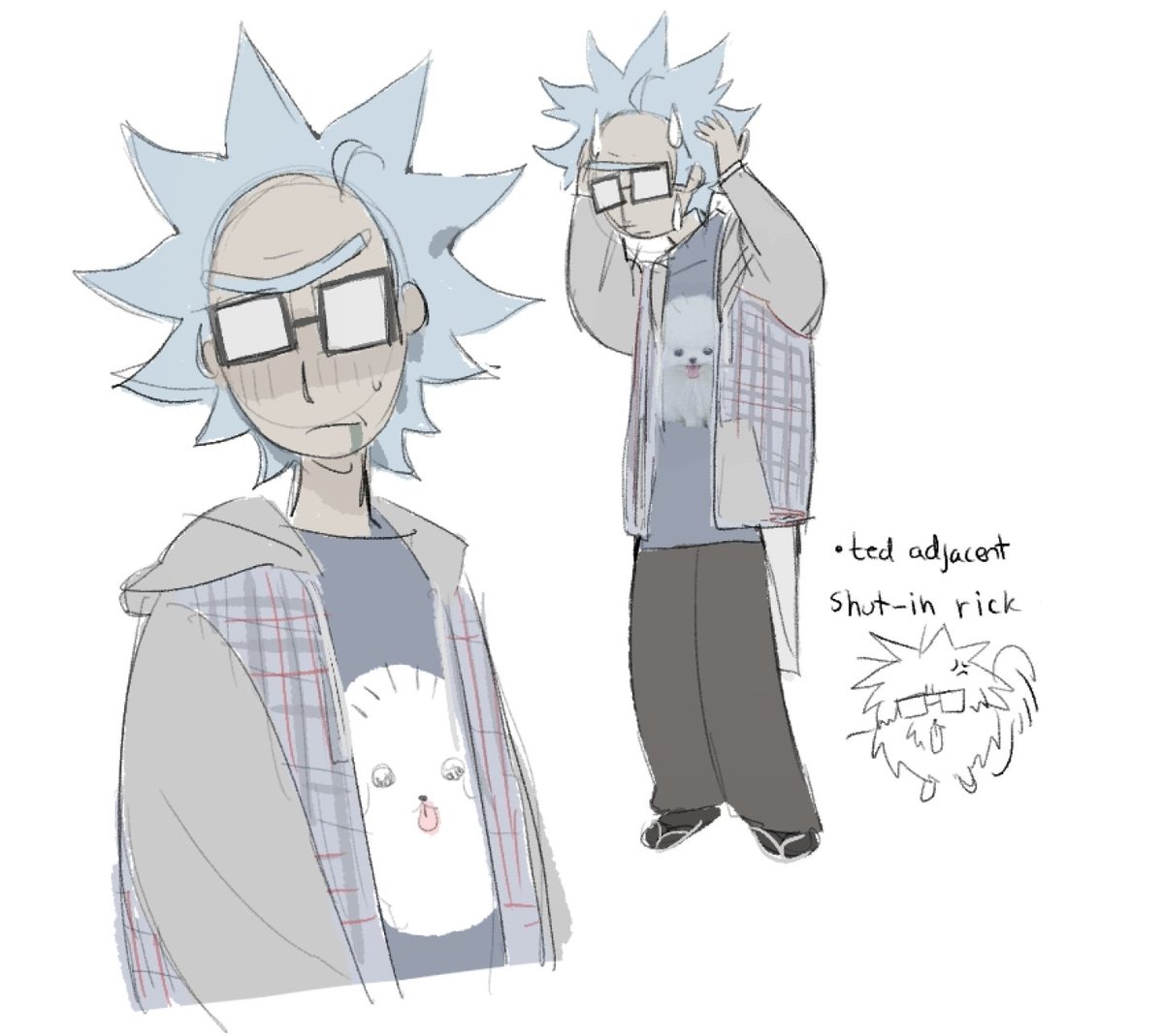 sickmissy's tweet photo. my ricksona i'll delete l8r Ok b nice 2 him https://t.co/dDoojzX0dn