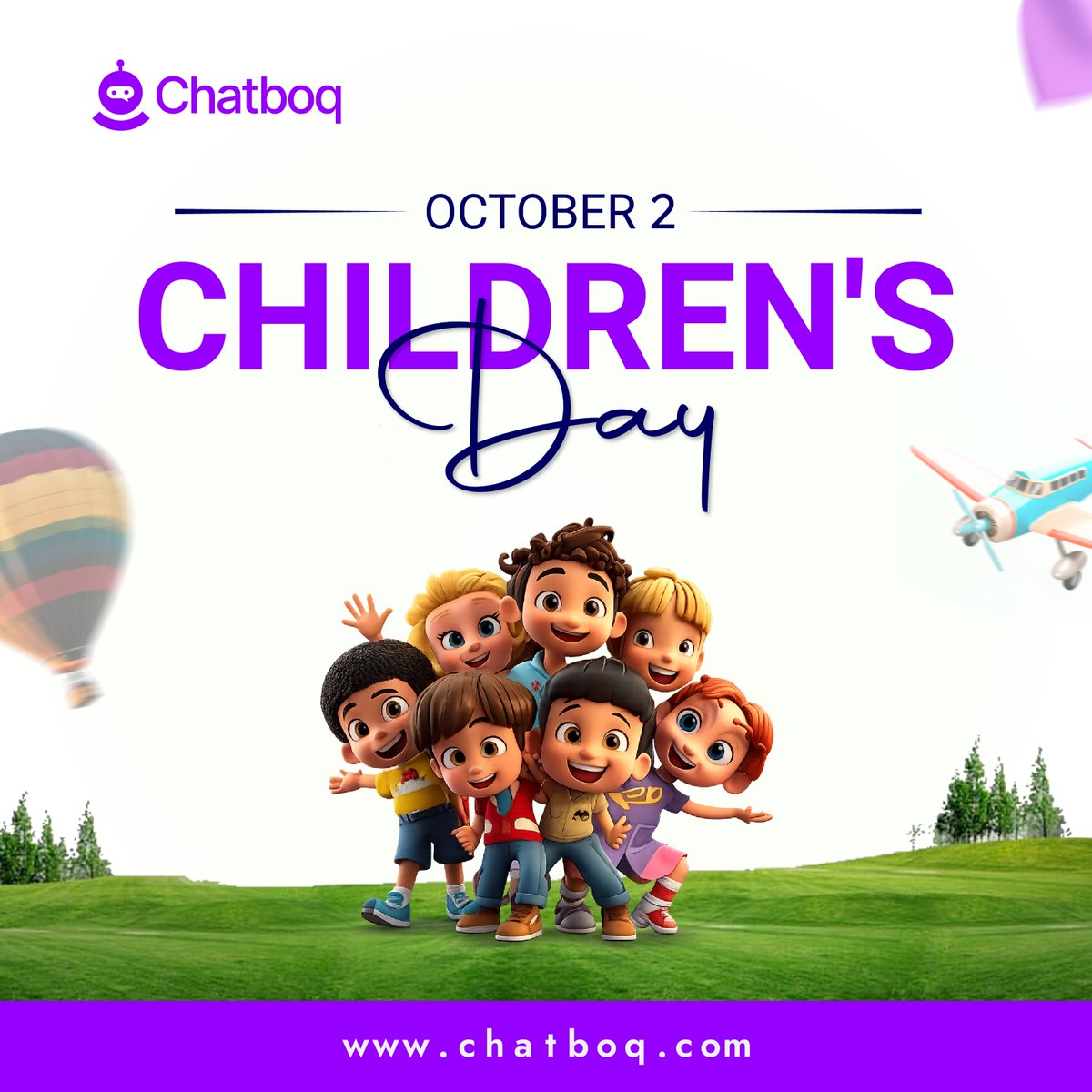 Chatboq's tweet photo. 🌈 Happy Children’s Day! 💜
Celebrating the curiosity, creativity, and big dreams of every child today. ✨🚀
🌐 https://t.co/643Vm1n4ZL
🎥 https://t.co/Enpi20Z7Mj
#ChildrensDay #HappyChildrensDay #FutureGeneration #Chatboq #GrowingTogether https://t.co/GnjJdLAEoJ