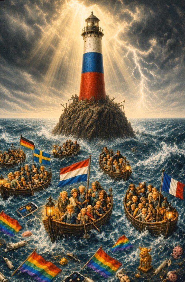 rusembassynl's tweet photo. In the midst of a storm, it is important to have a guiding landmark. Russia stands firm in defense of traditions and values: family, faith, and honest labor. Our doors are always open to all who share these values.
Learn more about the visa: https://t.co/kvjWCNrxaq

AI image https://t.co/UOv6zGspqp