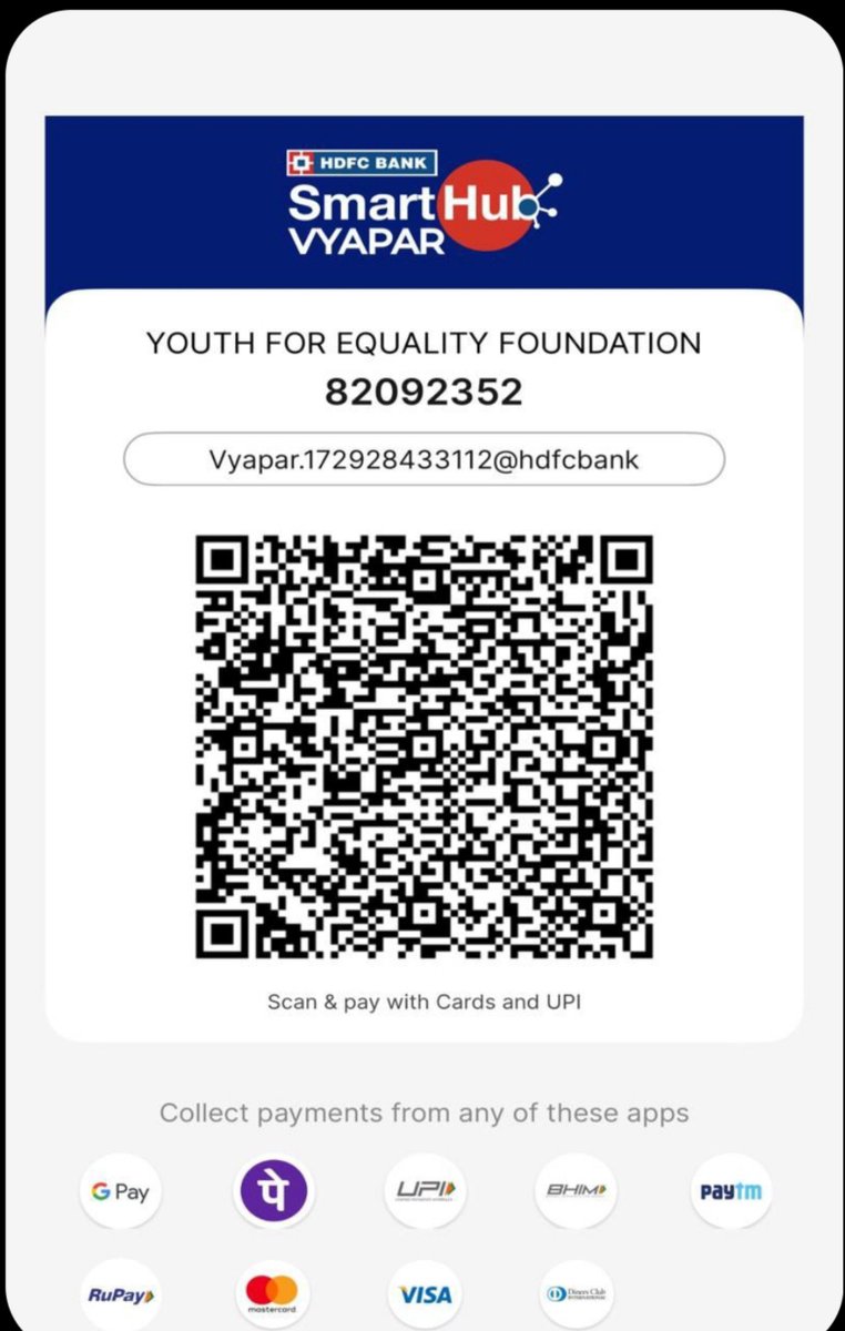 rajputr_itihas's tweet photo. ‼️attention all GC  WARRIORS ‼️
  ये यूथ फॉर इक्वलिटी का क्यूआर कोड है यही यूपी का 91% आरक्षण वाला केस जीते, बिहार आरक्षण वाला जीते, मध्य प्रदेश में लड़ रहे हैं छत्तीसगढ़ का लड़ रहे है 
  मुझे लगता है ये हम सबकी ड्यूटी है की यथासंभव  मदद करें https://t.co/f4rGrFqXBq