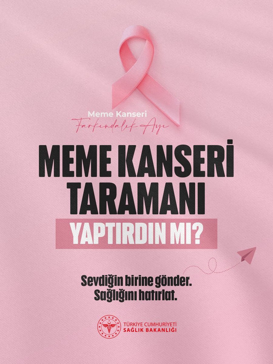 saglikbakanligi's tweet photo. Sevdiğin birine gönder.
Sağlığını hatırlat.

#MemeKanseriFarkındalıkAyı https://t.co/1hLh6e5kC4