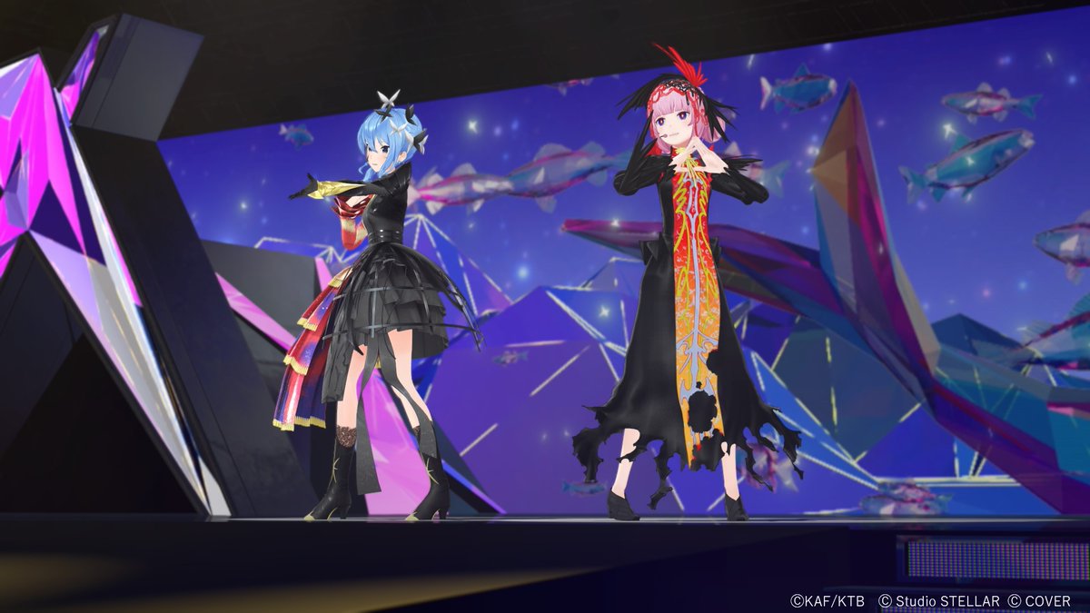 X_VORDER_RUNWAY's tweet photo. #X_VORDER_RUNWAY
バーチャル界の歌姫2人による
圧巻の歌唱に注目🐠🐠

🎫12月まで観れる配信チケット販売中
https://t.co/uw87NfqcXt https://t.co/qFL6Kef8Jj