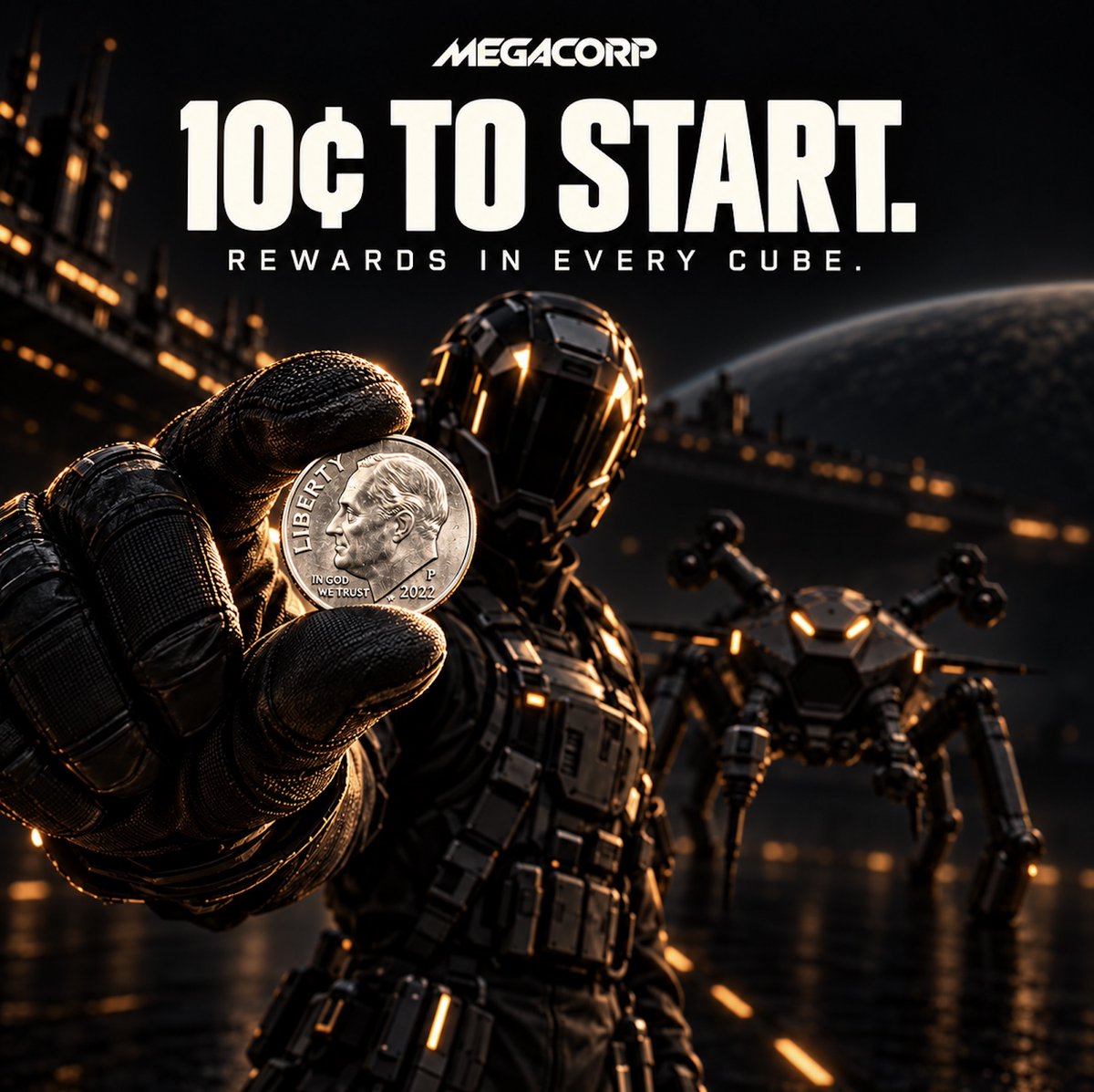 MegaCorpGlobal's tweet photo. Big rewards. Small up-front cost. 

MegaCorp is coming. https://t.co/sDg7GZ4B5K