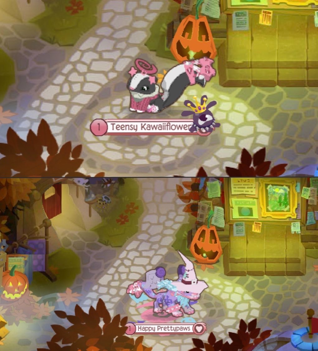Happicat1111's tweet photo. Animal jam Halloween healings. I love October omg
#animaljam #halloween https://t.co/wP20kQJhvT