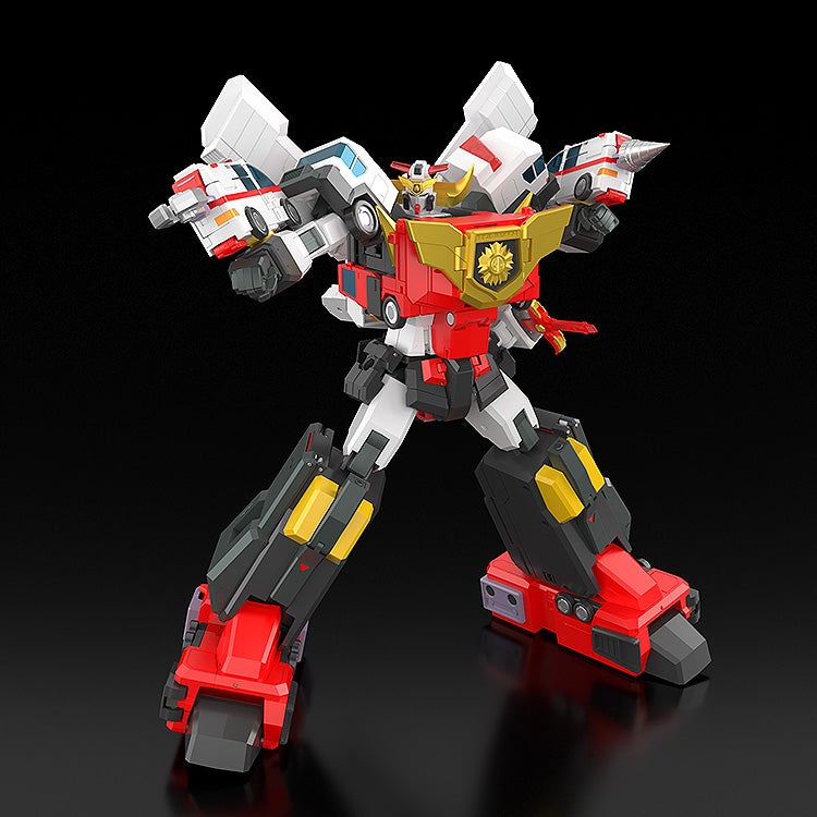 gsc_mechasmile's tweet photo. そして———
5万分の1の可能性に賭けた
究極の合体へ！

「THE合体 ジェイデッカー」と合体し
「ファイヤージェイデッカー」が完成！🔥

炎エフェクト刀身が付属し、
バーニングファイヤーソードを再現可能‼️

🔻ご予約はこちら
https://t.co/4bx7S4qCKm

#勇者警察ジェイデッカー #勇者シリーズ
#メカスマ #グッスマ #THE合体
