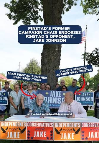 McPhersonHall's tweet photo. As the #FinstadForCongress campaign is losing #MNGOP leaders to endorse @JakeJohnsonMN in #MNCD1 #Elections2026, ya gotta see desperation from #BlinkyBrad in his latest fundraising email.
@RepFinstad campaigning on #NoTaxOnTips in hopes that #MN01 voters ignore the price of #gas https://t.co/2mlPeNoTRw