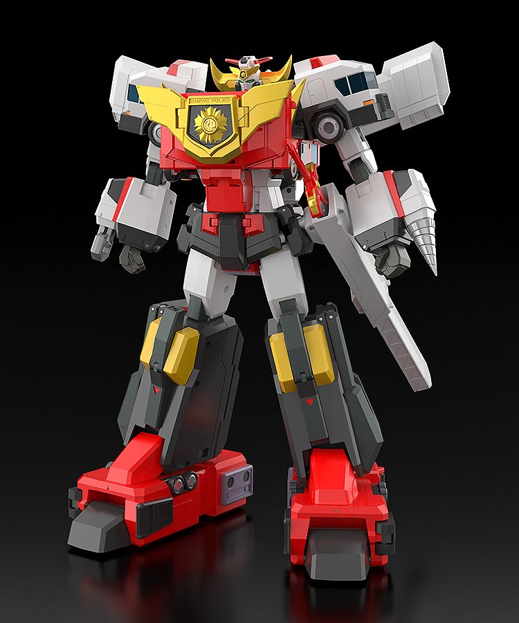 gsc_mechasmile's tweet photo. そして———
5万分の1の可能性に賭けた
究極の合体へ！

「THE合体 ジェイデッカー」と合体し
「ファイヤージェイデッカー」が完成！🔥

炎エフェクト刀身が付属し、
バーニングファイヤーソードを再現可能‼️

🔻ご予約はこちら
https://t.co/4bx7S4qCKm

#勇者警察ジェイデッカー #勇者シリーズ
#メカスマ #グッスマ #THE合体