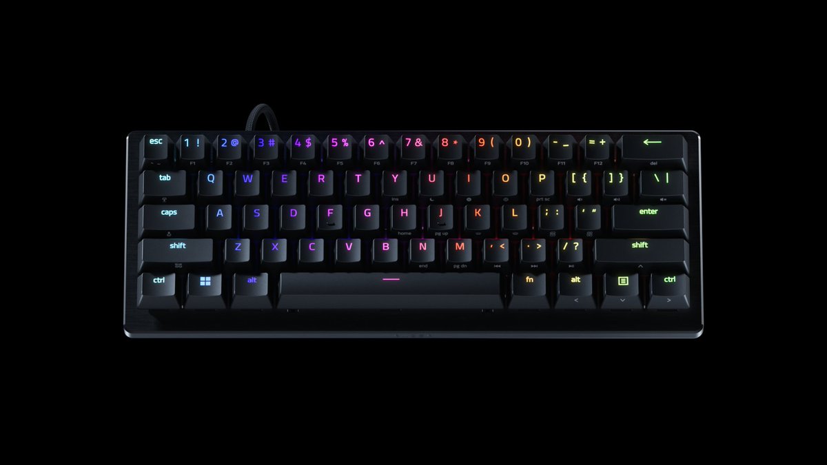 Nck95vFew7Kwbv3's tweet photo. 【PR】
⚡️Razerから新たな本格派キーボード登場！

🎮 Razer Huntsman V3 Pro Mini 8KHz
✨60%コンパクト設計
⚡️真の8,000Hz HyperPolling
🔥Razer史上最高峰のアナログオプティカル技術

価格は30,880円（税込）
日本国内は10月発売予定！

勝負を決める一瞬を、もっと速く。⌨️✨