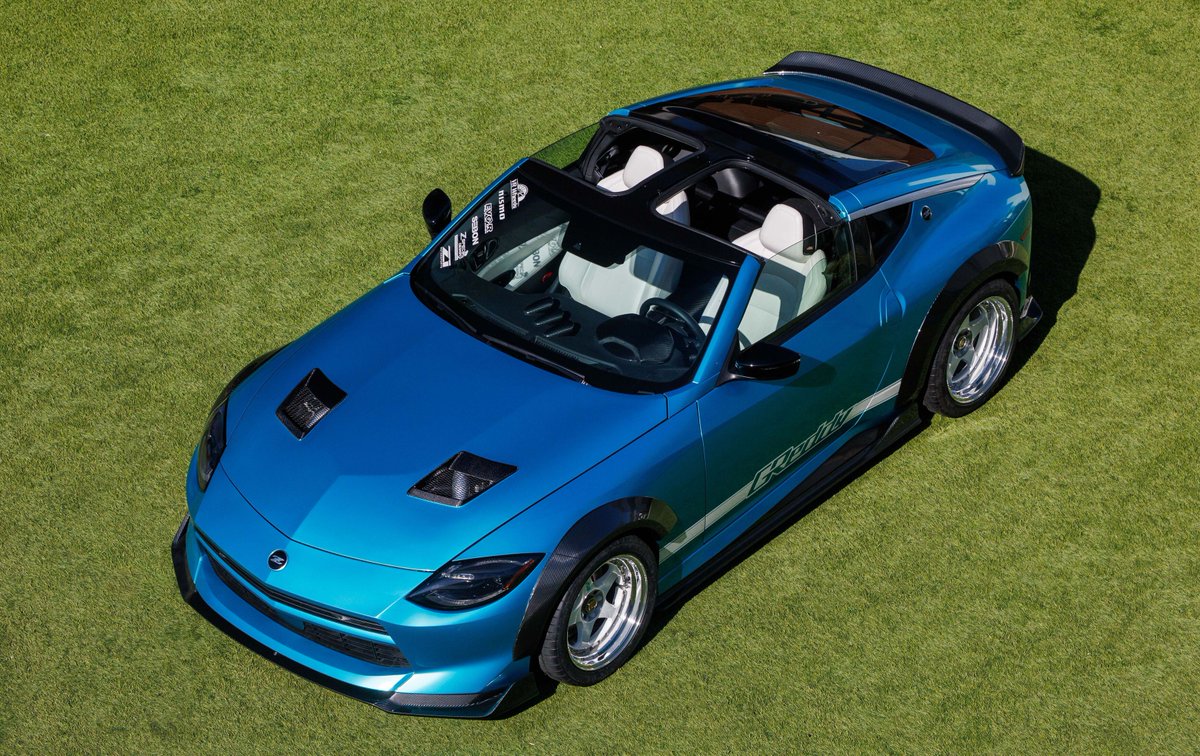 responsejp's tweet photo. 日産『フェアレディZ』、1台限りの「Tバールーフ」再来…「カゼ コンセプト」米国発表
https://t.co/cZTYb5l1EC

#新型車 #日産 #フェアレディZ #コンセプトカー https://t.co/yWxpnexEdj