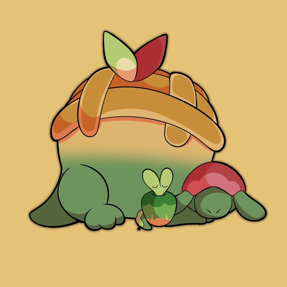 theorinhero's tweet photo. #inktober x Pokemon - Day 1: Apple https://t.co/bNFkfhYowY