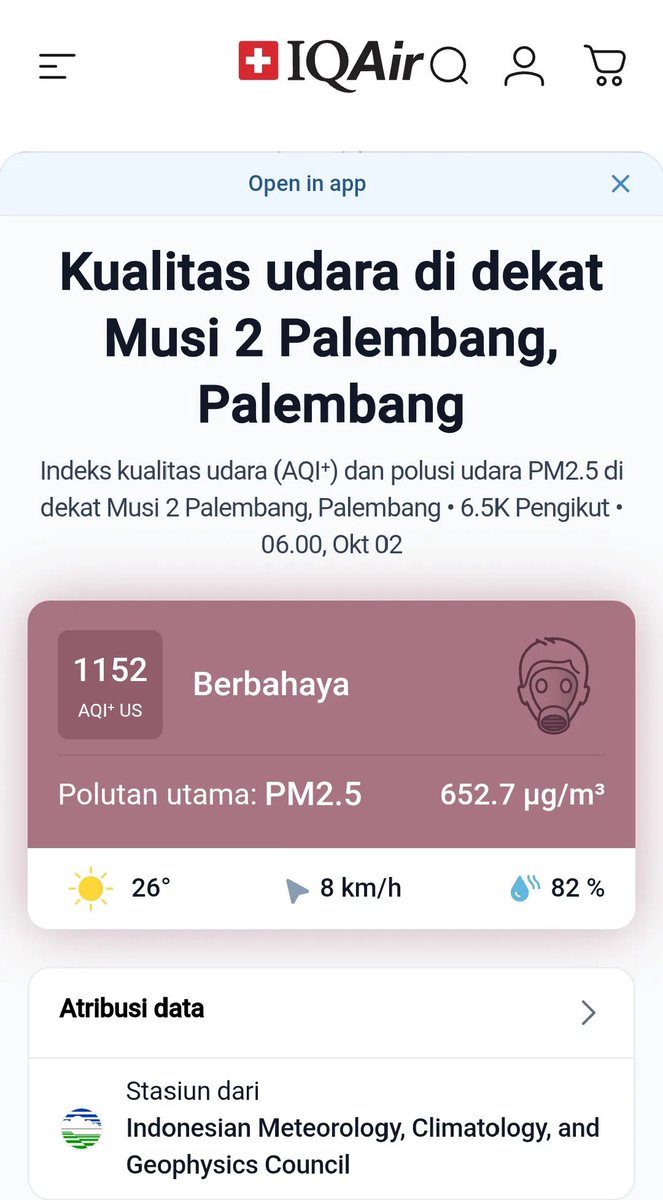 acamhrnii's tweet photo. halooo temen2 minta doanya semoga palembang cepat sembuh dan segera hujan. 
makin hari kabut asap di palembang ini makin parah, udah di tahap pake masker ga ngaruhh, asep masuk ke dalem rumah bahkan kamar dan kasus ispa melonjak
#sumsel  #karthula #darurat https://t.co/3gfSF0Jj4F