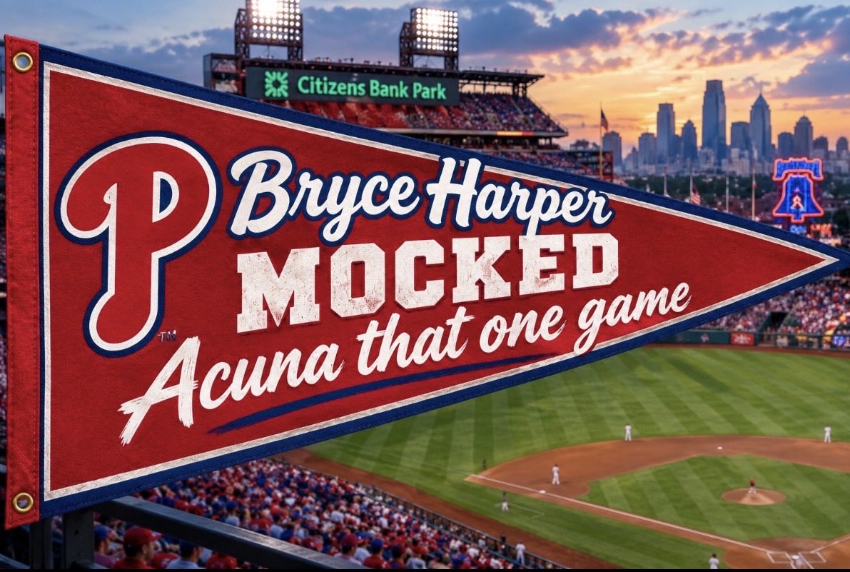 1soAtlTakes's tweet photo. @Phillies NIGHT NIGHT, “ HAHA, AT BOY HARPER” https://t.co/94MEanzeHx
