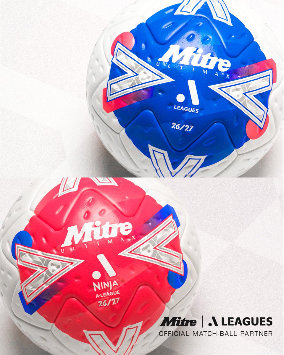 aleaguemen's tweet photo. All angles of the new official A-Leagues ball by Mitre 😍⚽️ 

The new season kicks off on October 16 with a Sydney derby! 🔥 https://t.co/lm6Djncp8o