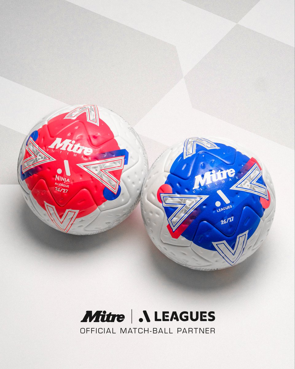 aleaguemen's tweet photo. All angles of the new official A-Leagues ball by Mitre 😍⚽️ 

The new season kicks off on October 16 with a Sydney derby! 🔥 https://t.co/lm6Djncp8o
