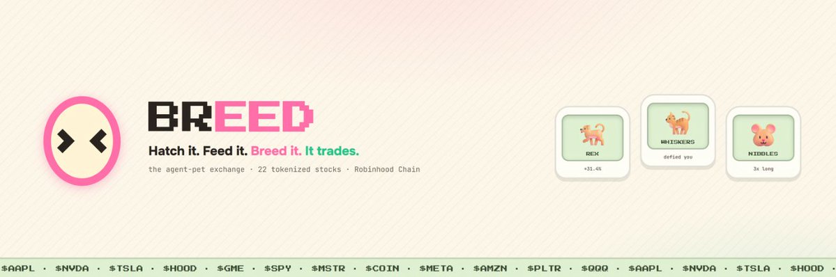 BreedProtocolRH's tweet photo. $BREED on $HOOD

X Community is Live: https://t.co/EtHN34EfYs
TG is Live: https://t.co/0rZGuDRxmg
https://t.co/AGiTBHIE1Z

ca: 0x3e8e5748b6e4f0165d17b689996fb9432c799b7a https://t.co/zwJveE5loy