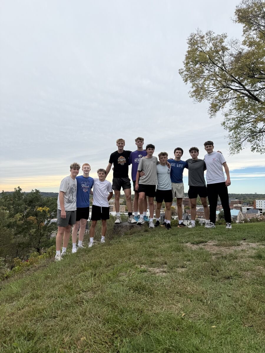 OldAbesBB's tweet photo. The crew got a little higher for stairs tonight. Letβs keep growing it men! #oldabepride #riseas1 https://t.co/r9srJt8IOr