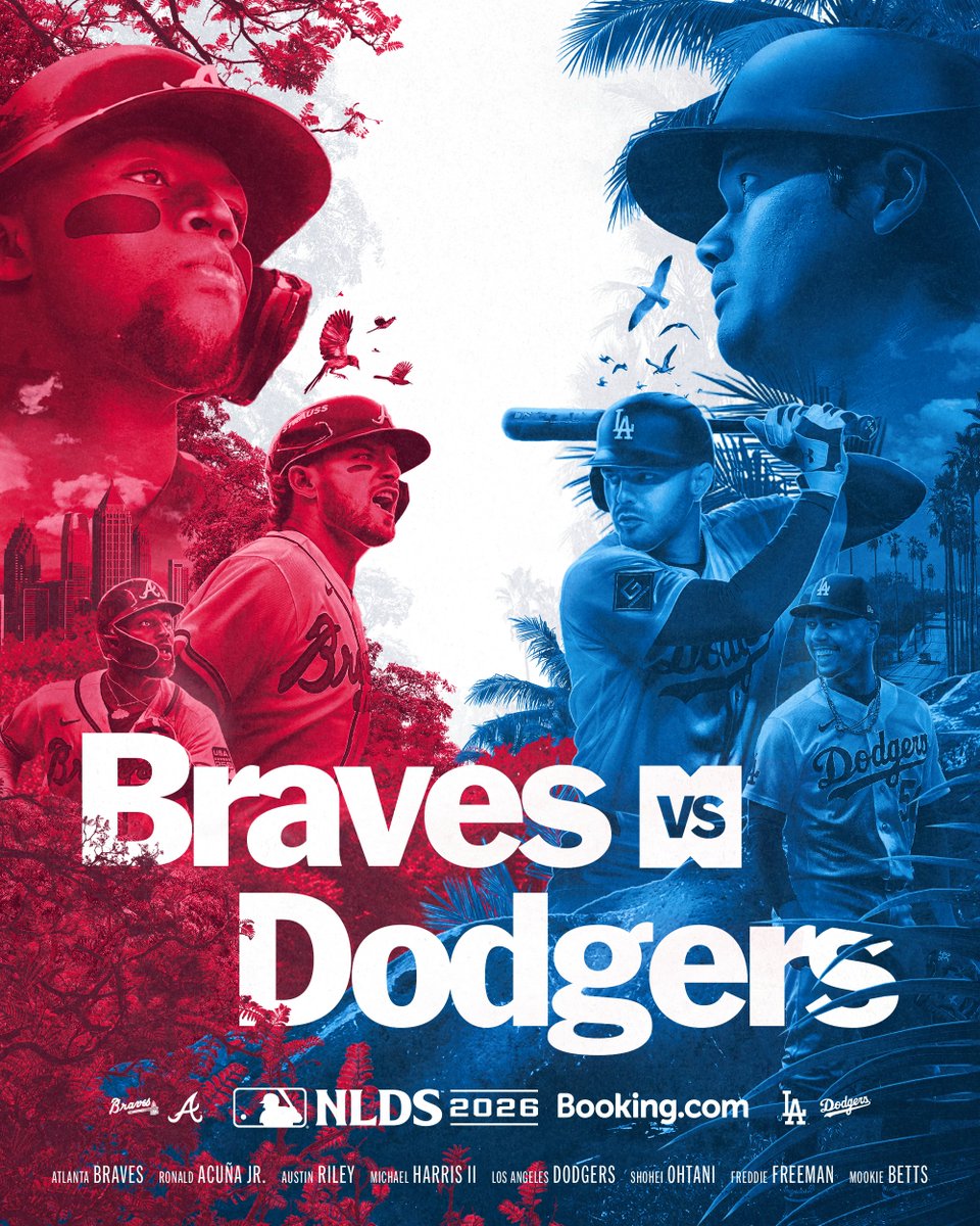 This should be fun 🍿

It will be the @​Braves versus the @​Dodgers in the NLDS! 
 [📷](https://pbs.twimg.com/media/HTmBd0dW8AAaJJw.jpg) https://pbs.twimg.com/m