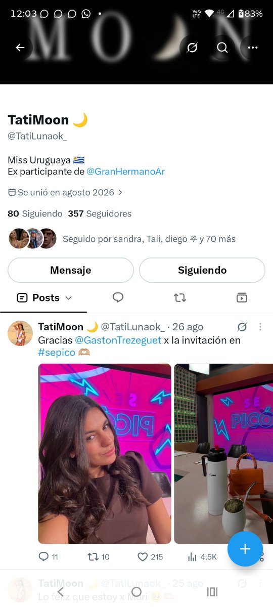 badboy13r's tweet photo. @tatilunaoficial Está persona suplanta tu identidad  e insulta a muchas personas usando tu nombre https://t.co/dbtez5yrfK