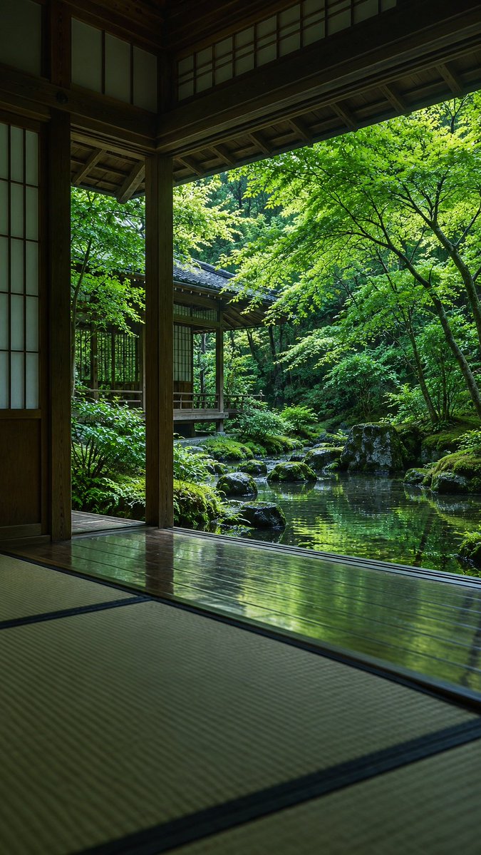 _ai_nature_art's tweet photo. こういう日本の景色、理由なく落ち着く🌿 https://t.co/3r5KySa7oh