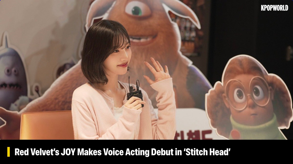 KPOPWORLD's tweet photo. JOY of Red Velvet has made her debut as a voice actor with the Korean dub of animated film Stitch Head: The Secret Castle’s Little Monster.

Under her full name Park Soo-young, she plays a lead role as the voice of one of the main characters, the human girl Arabella. The film follows Arabella, an eccentric, genius doctor, as she embarks on adventures with Stitch Head, a small monster she created in the secret castle.

This endeavour marks a new challenge for Park Soo-young, as her first participation in animation voice dubbing. It also signifies a break in group activities for Red Velvet, with JOY promoting her acting projects and IRENE and SEULGI touring Japan. #RedVelvet #JOY #ReVeluv

Read here: https://t.co/0Pqt5rMgmI
