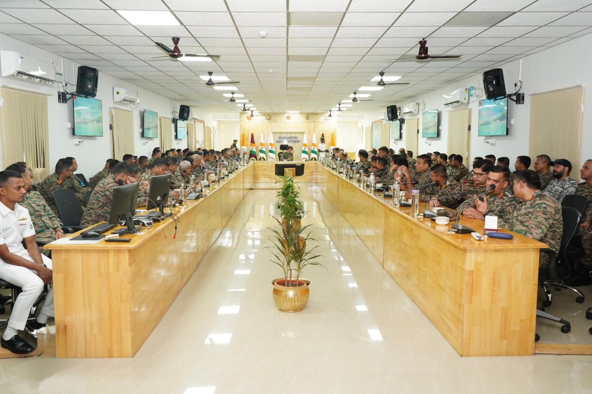 AN_Command's tweet photo. *Strengthening Jointness. Enhancing Maritime Understanding*

A 102-member delegation of the HCC–55th Course, led by Lt Gen Ajay Chandpuriya, AVSM, VSM, Commandant, Army War College, visited Andaman & Nicobar Command from 27–30 Sep 2026 as part of its Forward Area Tour.

The delegation gained insights into the operational, logistical and strategic dimensions of India’s only Tri-Service Command, with a focus on the complexities of the island and maritime domains.

The engagement reaffirmed the emphasis on Jointness, Integration and Inter-Service Synergy, contributing to the development of future military leaders for integrated, multi-domain operations.

#Jointness #MaritimeSecurity #Integration
 #IndianArmedForces #IndoPacific