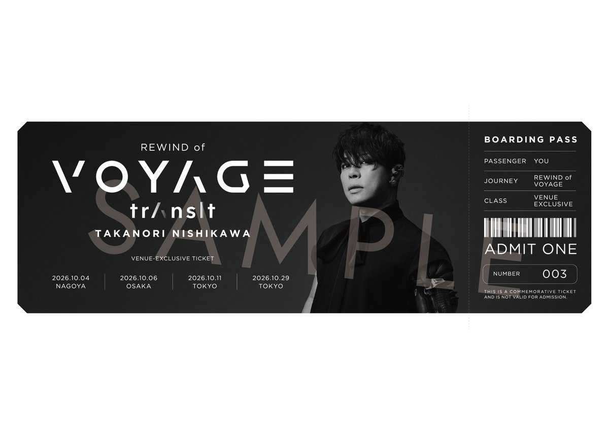 TMR_TNNK_STAFF's tweet photo. 📢本日開催！

「Takanori Nishikawa LIVE TOUR 2026
REWIND of VOYAGE trAnsIt」

🚩愛知・@zeppnagoya_
⏰17:00 / 18:00

🎫当日券：17:00～
👕GOODS💿CD即売：11:00～
🟠turbo企画：https://t.co/iNaOqJO67A
❤️全国災害・被災地支援募金箱設置

https://t.co/3pQbIOdddS
#TNNK #西川貴教 https://t.co/sq0y4hRoYL