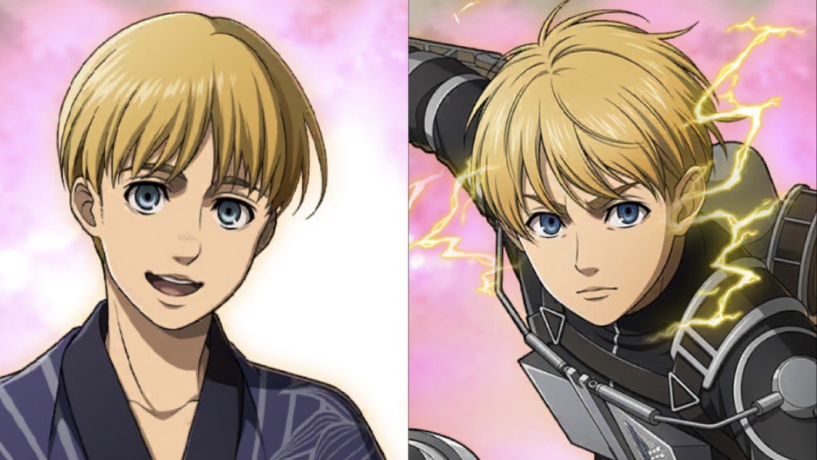 kyoeinnh's tweet photo. he looks very pretty and fuckable. every time i look at him i get so horny to the point of insanity. i literally don't understand how eren survived having this beside him without making him bend over more than ten times a day. https://t.co/r7RFIWuLBH