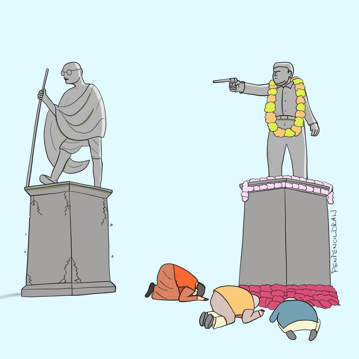 penpencildraw's tweet photo. #gandhijayanti https://t.co/eO75bed7Ru