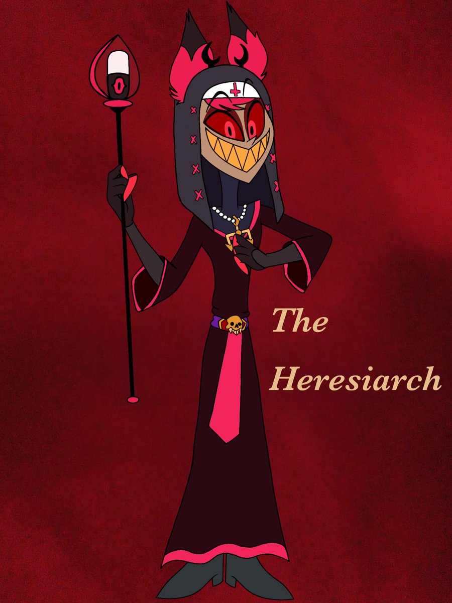 Rosa_Rey_Ramsey's tweet photo. @VivBasesTweets And as I have said before if Husk, Nifty and Alastor were to ever be redeemed, these are the classes that they would be.
Husk as The Illuminatus 
Nifty as The Serpent 
Alastor as The Heresiarch 
Big thanks goes to @VivBasesTweets and StellaArtist13. https://t.co/rUb5MKkaT9