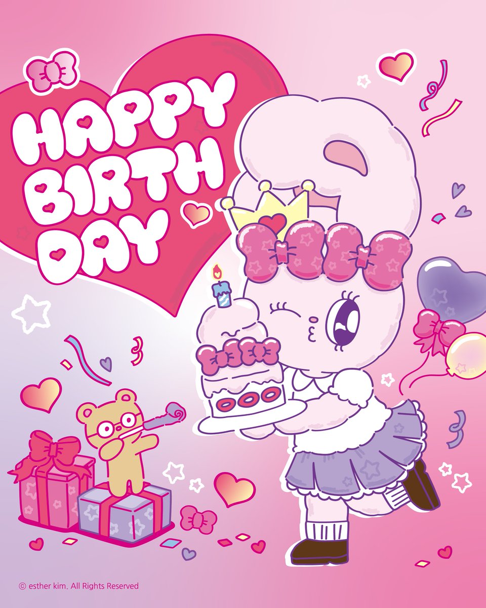 Estherbunny_JP's tweet photo. 🎀 HAPPY BIRTHDAY RIBBON BUNNY 🎀
10月4日はリボンバニーのお誕生日🎂💗

今日はリボンバニーが主役の日🐰
ケーキとプレゼントに囲まれて
ハッピーな誕生日を過ごしているよ🎉

かわいいものとファッションが大好きで
やさしい気持ちいっぱいのリボンバニー💗

そんな愛らしいリボンバニーのお誕生日を
みんなで一緒にお祝いしよう✨

#エスターバニー #EstherBunny #リボンバニー #RibbonBunny