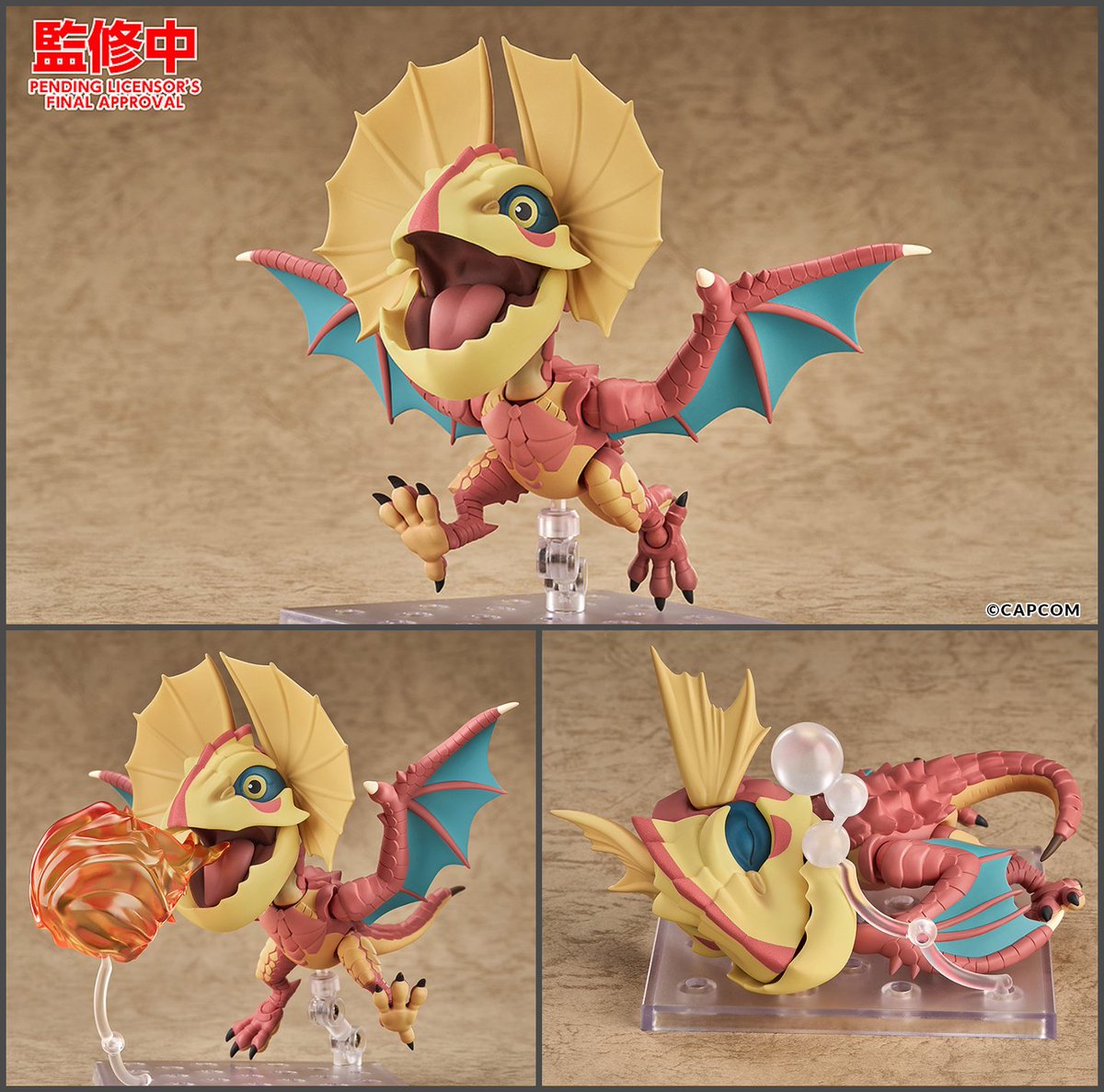 GoodSmile_US's tweet photo. Yian Kut-Ku from the “Monster Hunter” series enters the Nendoroid line! Relive your earliest hunts with this beloved, fireball-flinging Bird Wyvern in your collection. Preorder now at GOODSMILE ONLINE SHOP US!

Shop: https://t.co/yrvjEcJvq8

#MonsterHunter #Goodsmile https://t.co/B9msHdpXbE