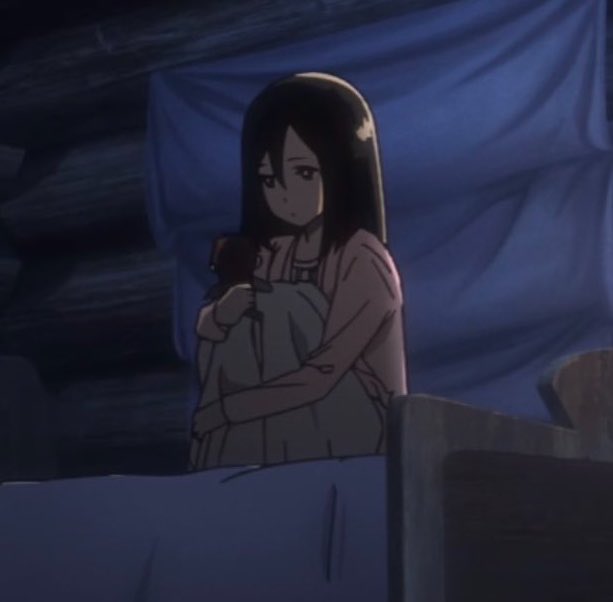 mikasababymama_'s tweet photo. The fact Mikasa was such a bright little girl that found joy through making dolls of her loved ones and making animal plushies.. her childhood was completely taken from her and replaced with weapons. She’s so tragic💔 https://t.co/xRnAjamOmN