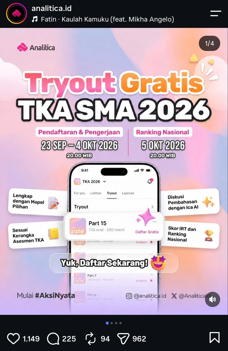 lydelta_'s tweet photo. Info to gratis bulan inii https://t.co/uEgh5XJGpa