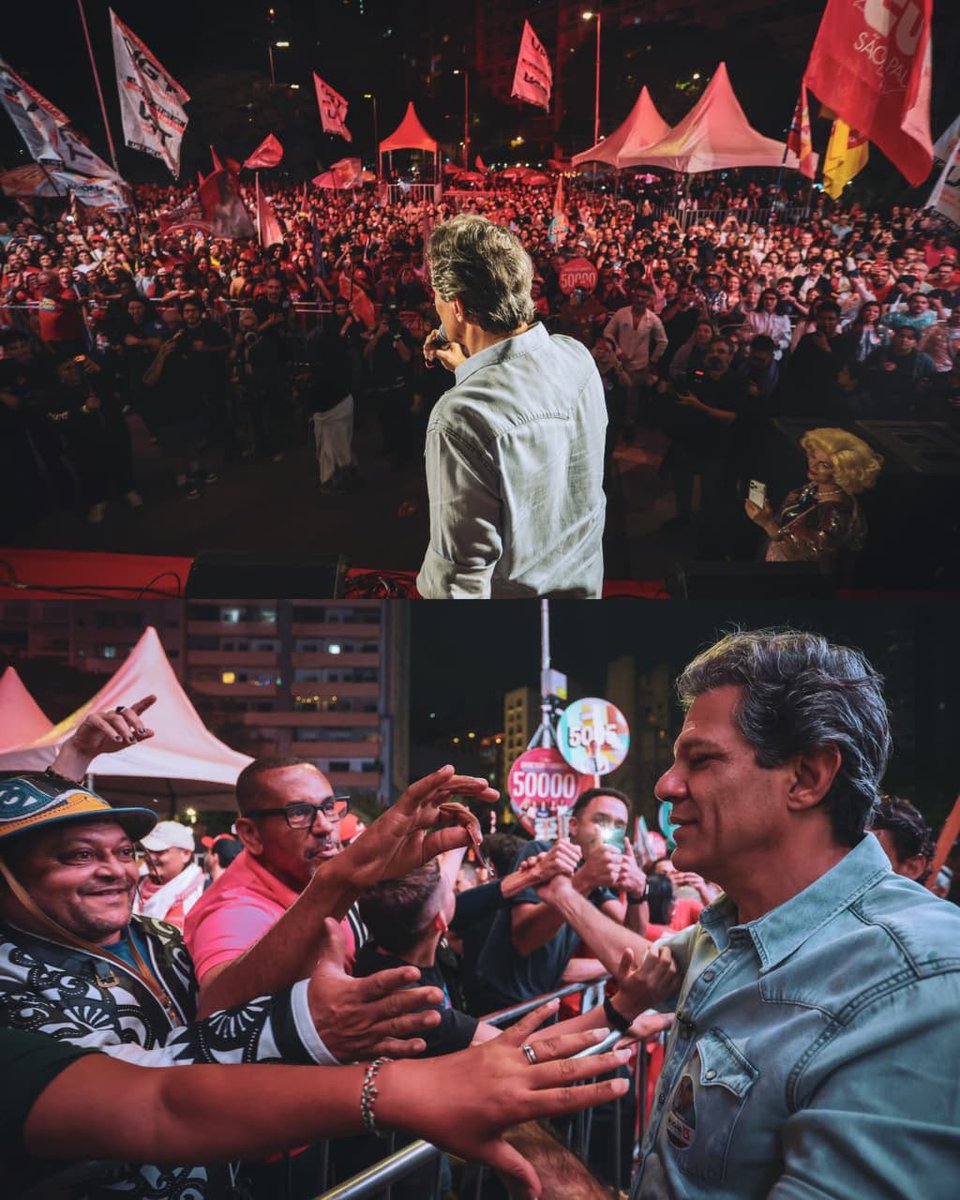 Haddad_Fernando's tweet photo. Hoje lotamos a Praça Roosevelt, um dos lugares mais tradicionais e importantes de São Paulo. https://t.co/cLFnZTWcZu