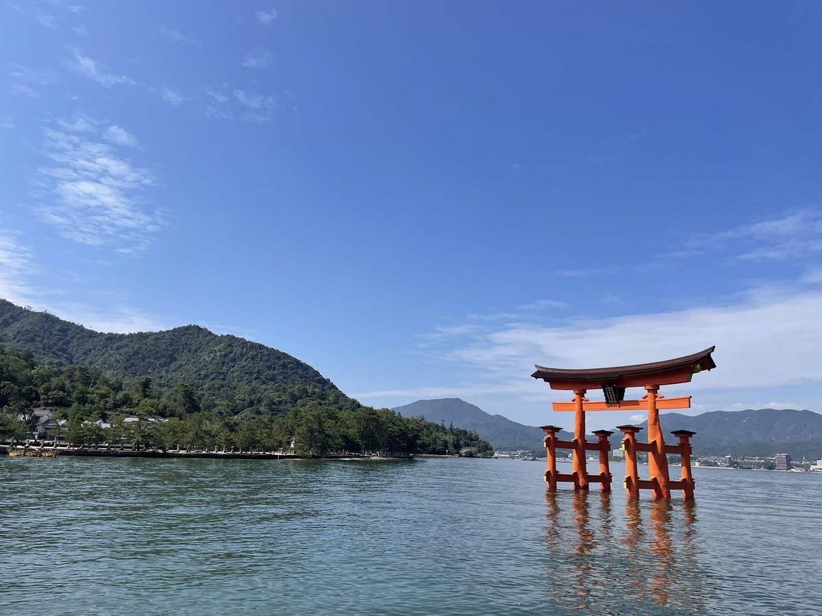 foolishegg_'s tweet photo. 昨日は(右代)宮島だった！🏝️
天気は絶好調じゃけぇ超満足！！😎
(でも戦人も持ってきてばよかったな……😓) https://t.co/ah41rwKMNA