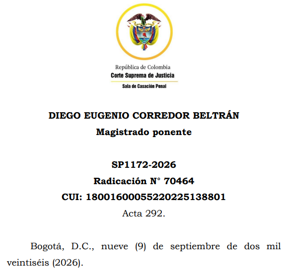 loviedoH's tweet photo. Corte S. Rad. 70464/26. Lesiones Personales.

Cosmetóloga realiza intervención quirúrgica a la víctima. Autopuesta en peligro y requisitos.
 
Compartida por @CorteSupremaJ 

https://t.co/FrC0N9EQg1 https://t.co/XFjmq1rX7l