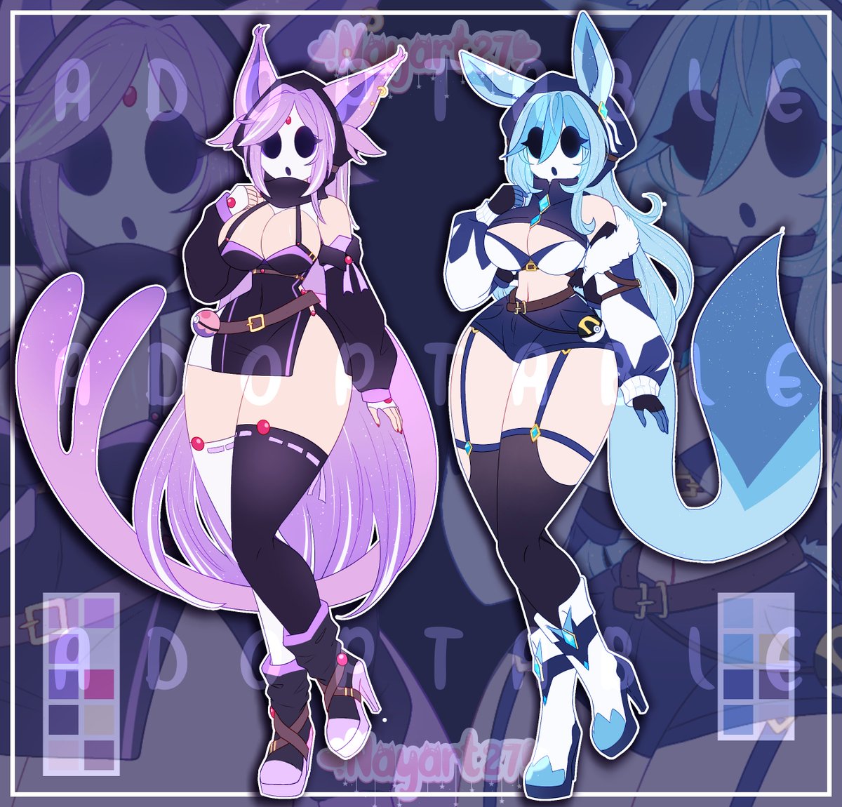 NayartCuya's tweet photo. ESPEON &amp; GLACEON SHYGAL ❄️🔮🤍
Auction in comments! 

#pokemon #shygal #espeon #glaceon #Pokemonartㅤ https://t.co/LkvNoW5Mvf