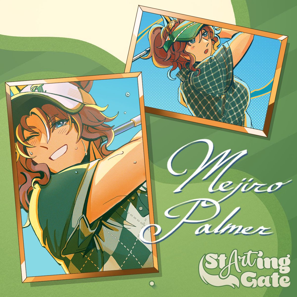 sappy_sprout's tweet photo. Had the honor of drawing Mejiro Palmer for #StartingGateZine ⛳️
Last call for pre-orders! ending October 3rd!! 🐎🐎🐎
All proceeds will be going to the Thoroughbred Charities of America (TCA) 
grab your copy while it's still available ⤵️
https://t.co/BdaLXasuQl https://t.co/GoJz6mWy4Y