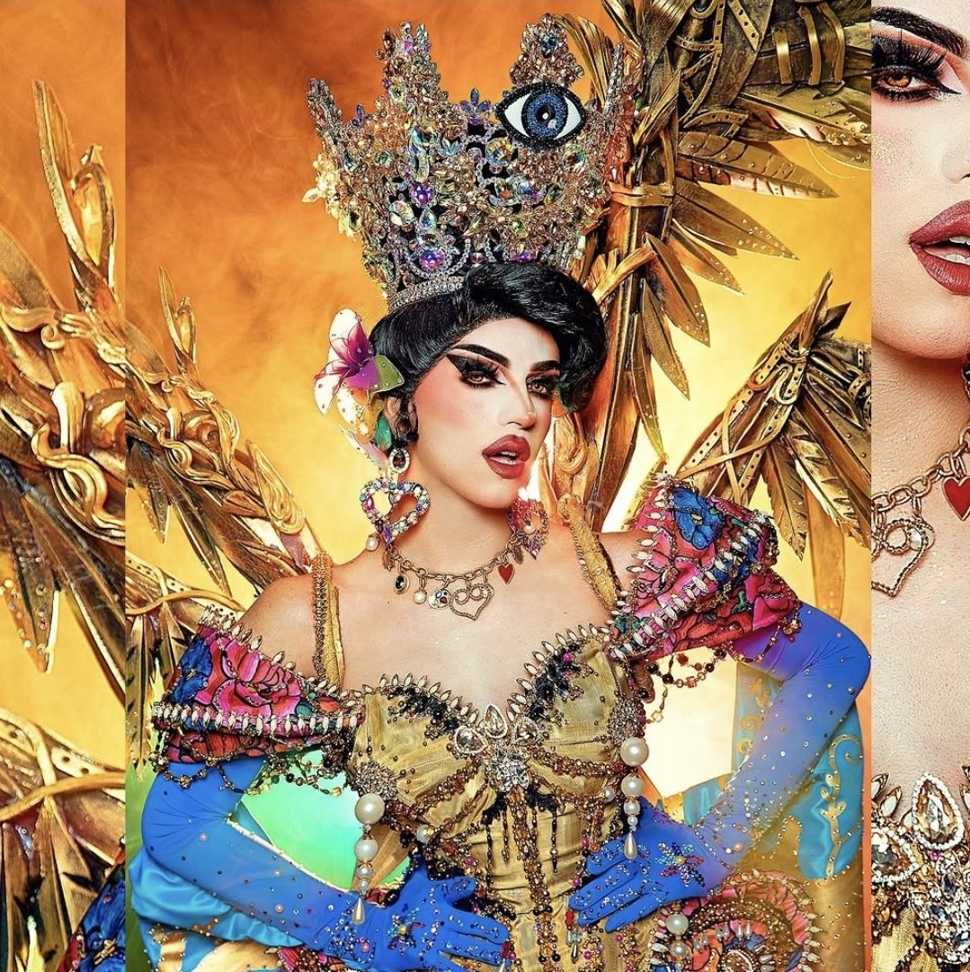 soydanielmr's tweet photo. la cuarta temporada de 'la más draga" dándonos cuatro reinas coronadas icónica 
#LatinaRoyale https://t.co/M3HWeAFVCL