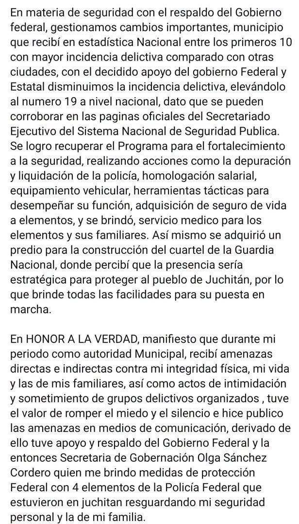 el_inge_bombita's tweet photo. ¡CARAY, LICENCIADO! Emilio Montero respondió a los señalamientos con una carta llena de obras, amenazas y denuncias, pero sin aclarar la acusación de fondo ni los aviadores del IEEPO.
Semejante argumento como defensa de inocencia, mas que enojar, da vergüenza. https://t.co/5gxGhLhQCp