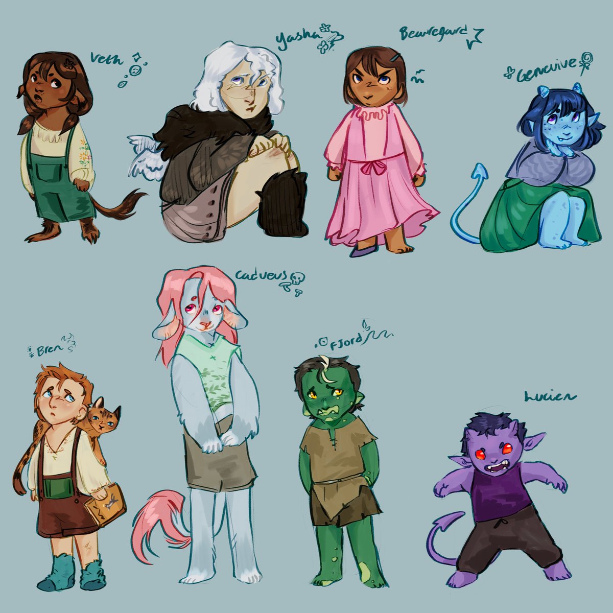 Graakky's tweet photo. THE TINY NEIN
#themightynein #criticalrole https://t.co/QVoBvGjwzZ