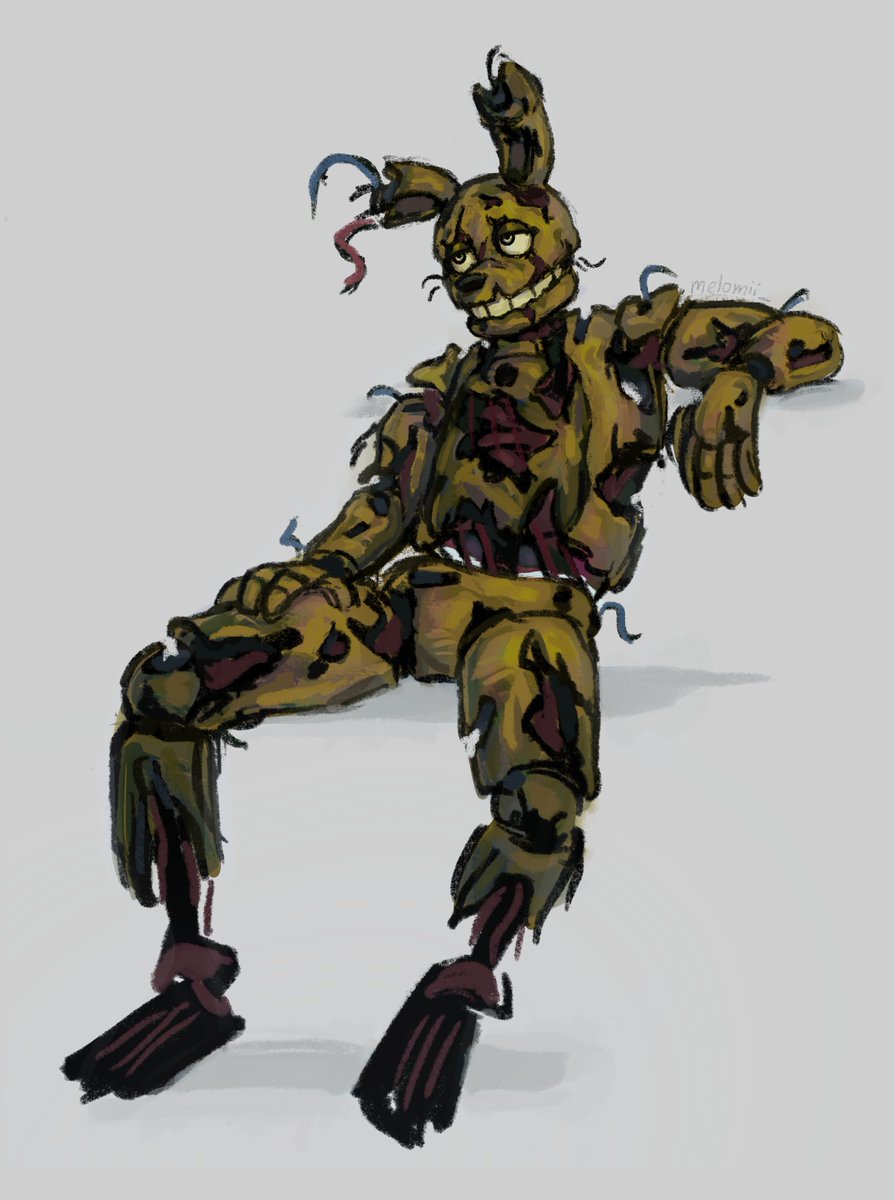 melomii_'s tweet photo. i missed drawing springtrap fr #fnaf https://t.co/8CwnXXroV8