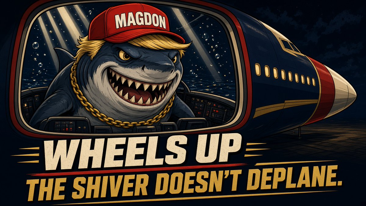 Mag_donz's tweet photo. Wheels up
Trail's not done
Shiver doesn't deplane
Jaws still hunting
$MAGDON https://t.co/kK90Yaf1QT
