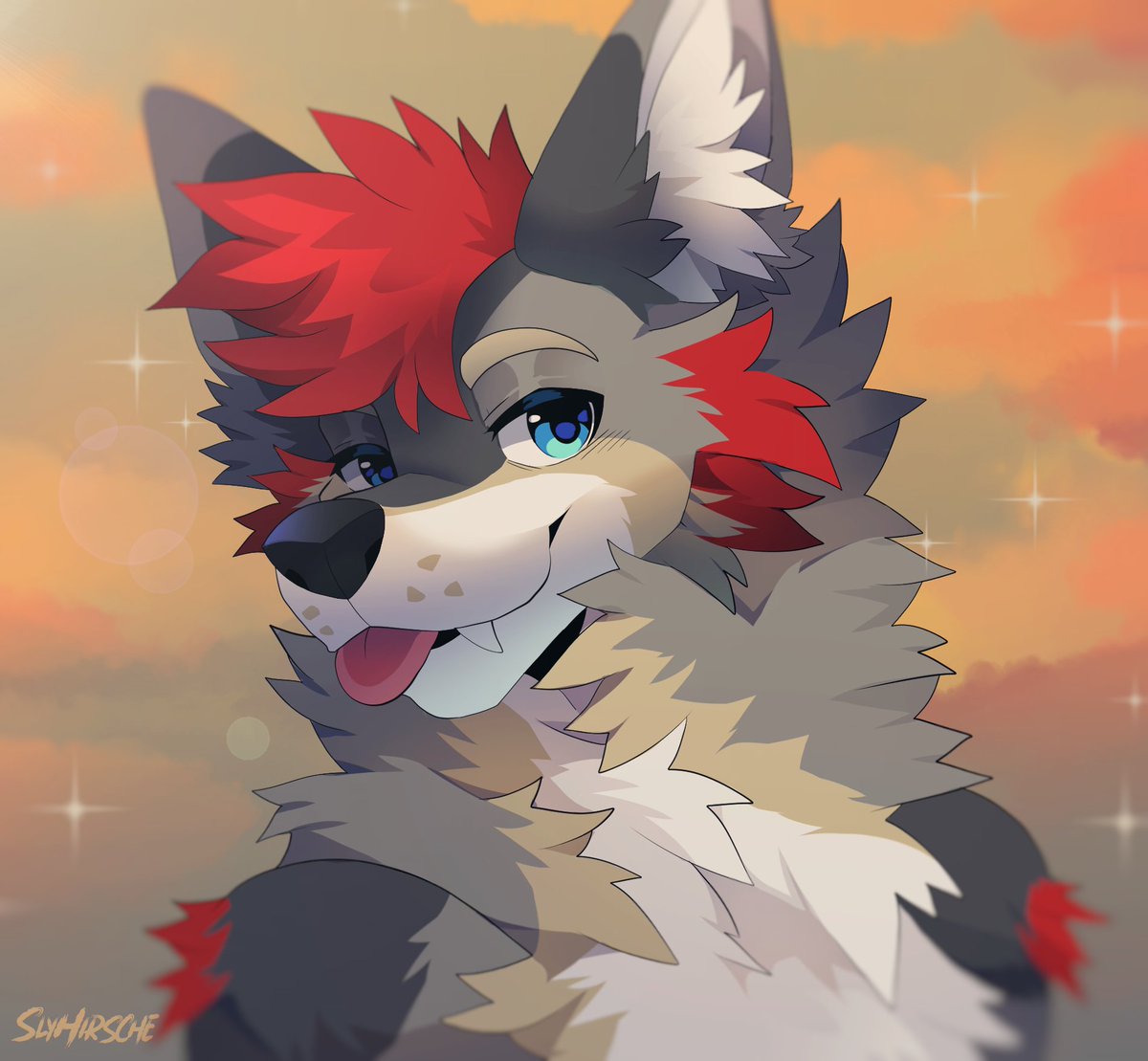 SlyHirsche_'s tweet photo. commission for @LookebaWolf https://t.co/CYbcKOOYmi