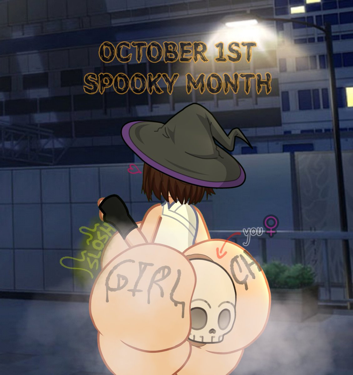 thirenmulcher's tweet photo. [⚠️ VORE &amp; BONE DISPOSAL⚠️]

October 1st has already come around, and it's Spooky Season time! Hooray!

Which means it's time for me to try something new. So here's a definitely quick and cute little edit of you and me hanging out together!

>:3

#vore #gacha18edit #gachavore https://t.co/qclHjapErZ